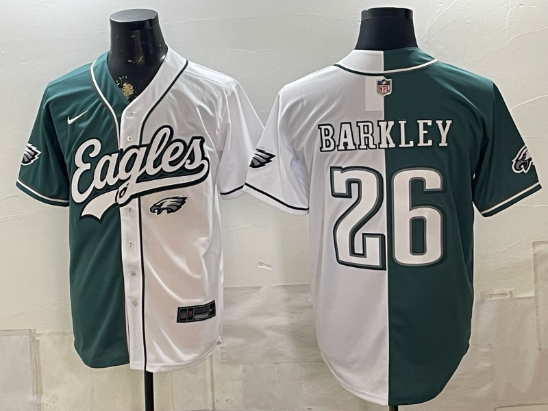 Men 2026 Philadelphia Eagles #26 Barkley white Nike Limited NFL Jersey 0812003->philadelphia eagles->NFL Jersey
